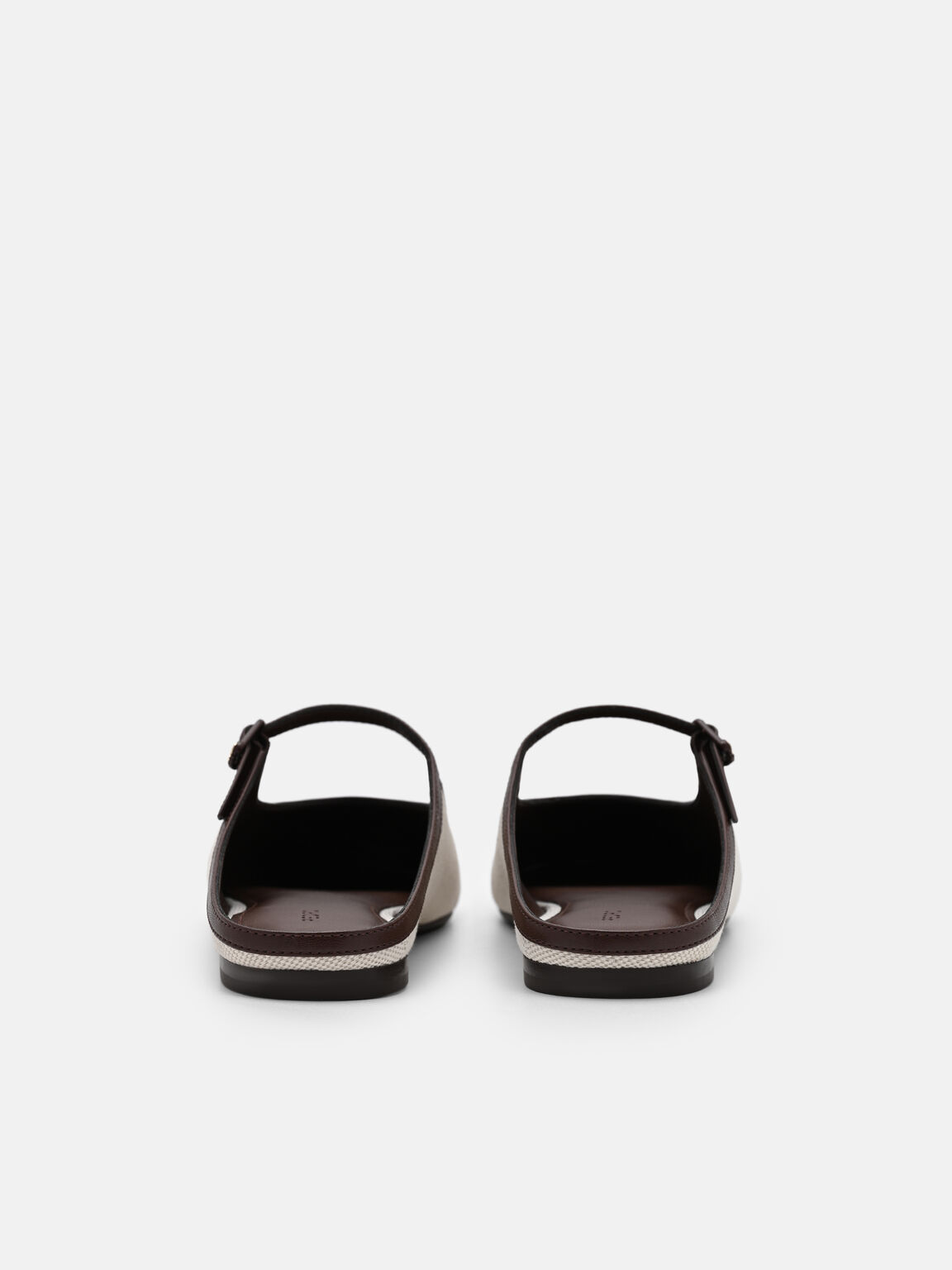 Sepatu Mules dengan Ujung Cap Toe, 
