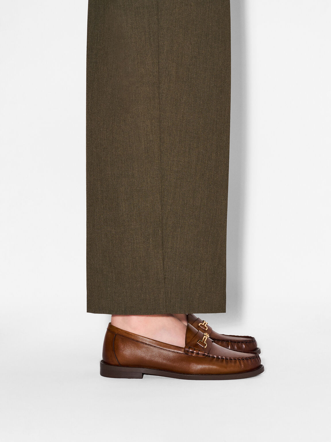 Sepatu Loafer Kulit Horsebit Alistair, , hi-res