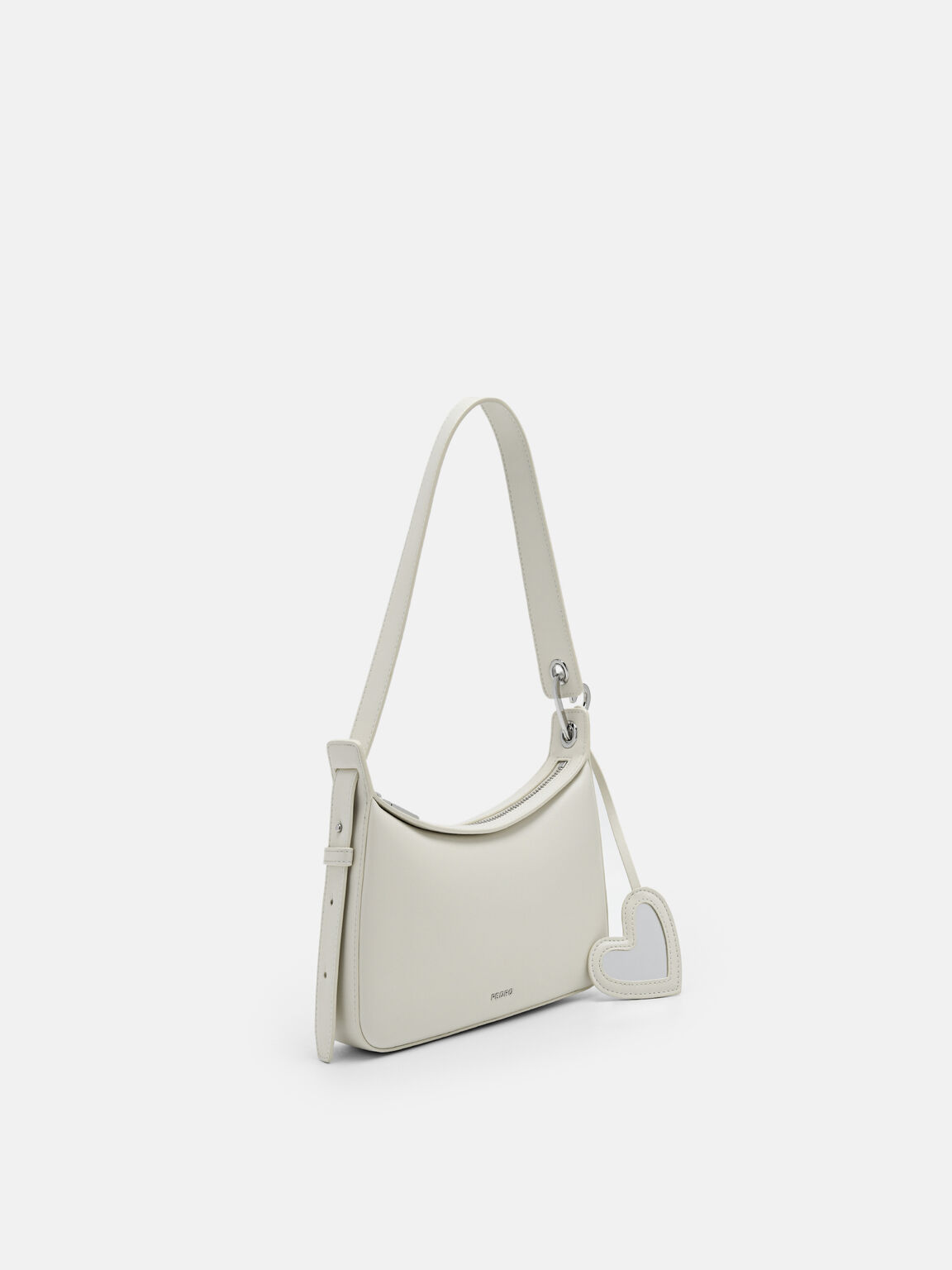 Heartlink Shoulder Bag, Chalk
