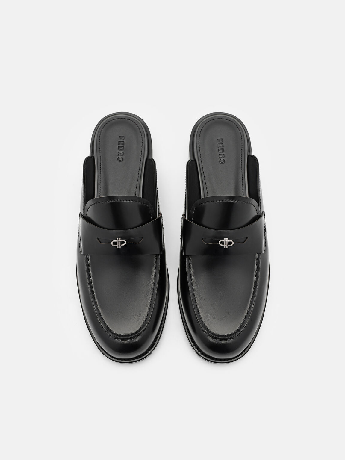 Mackenzie Leather Mule Loafers, 