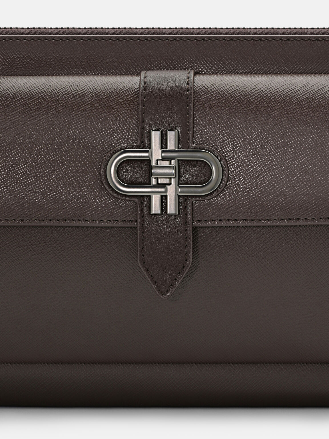Tas Clutch Kulit Embossed, , hi-res