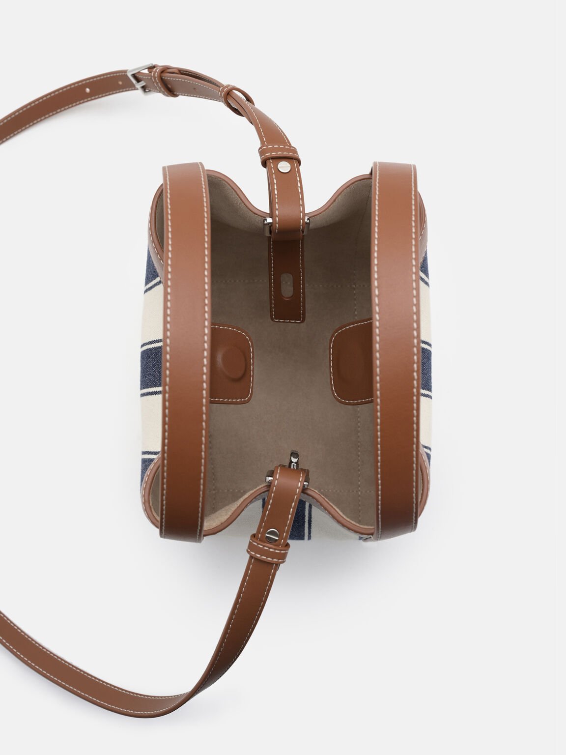 Dana Leather Bucket Bag, , hi-res