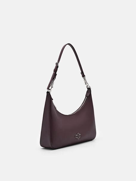 Leather Hobo Bag, , hi-res