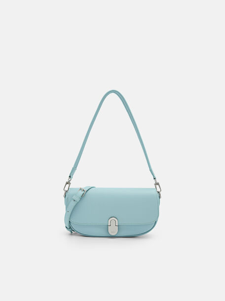 Artemis Shoulder Bag, Aqua, hi-res