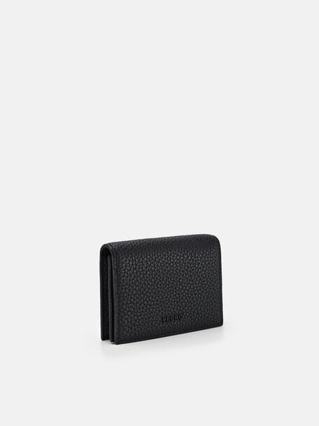 Tumbled Leather Bi-Fold Card Holder, 