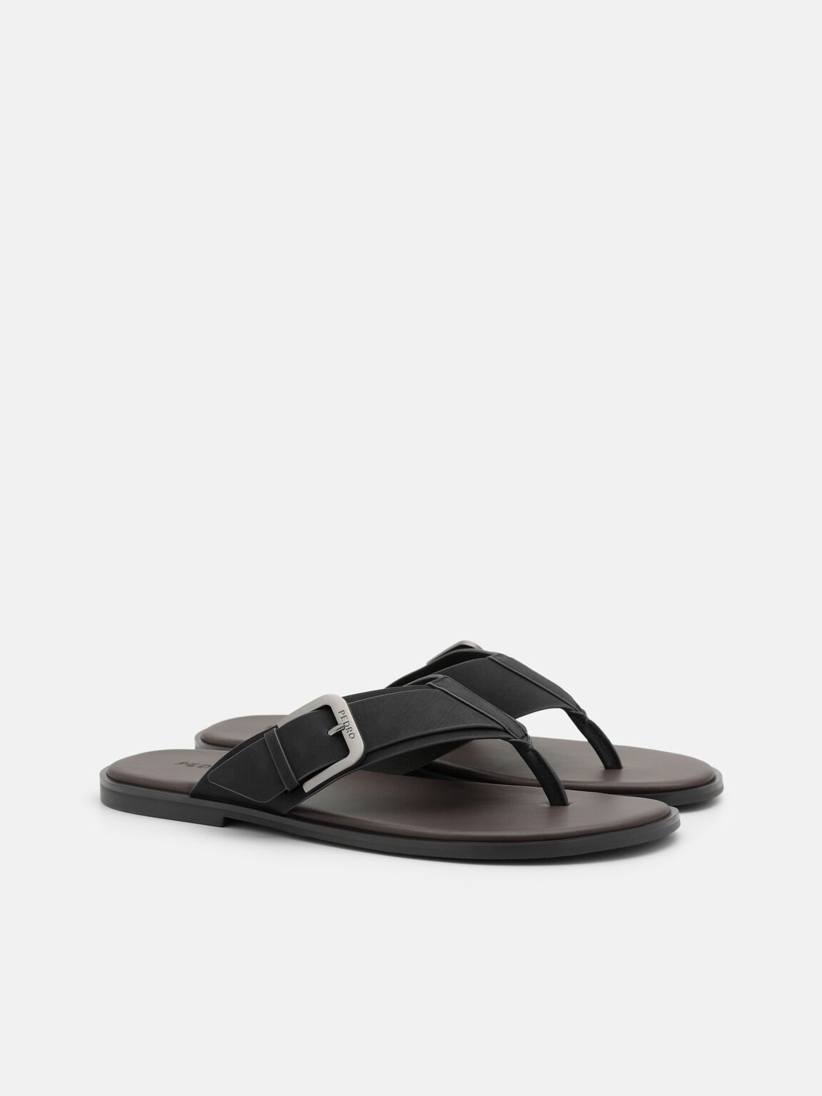 Sandal Jepit dengan Gesper, , hi-res