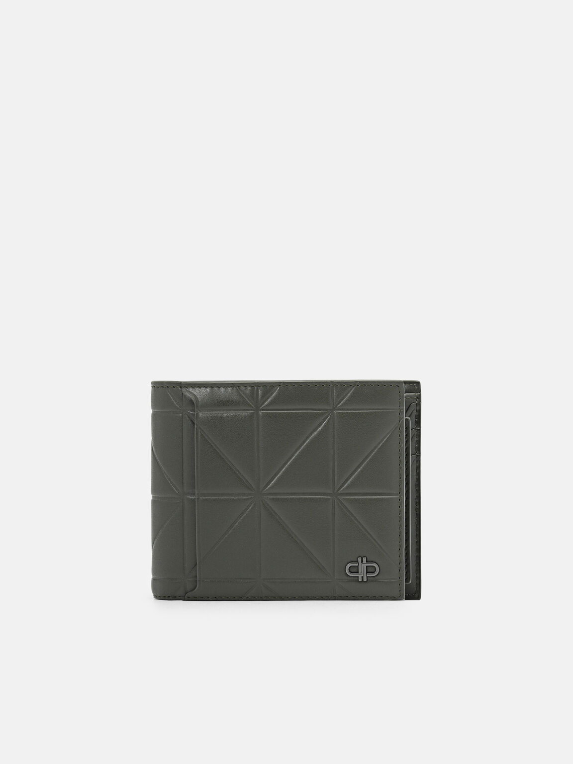 PEDRO Icon Leather Bi-Fold Wallet with Insert, Olive, hi-res