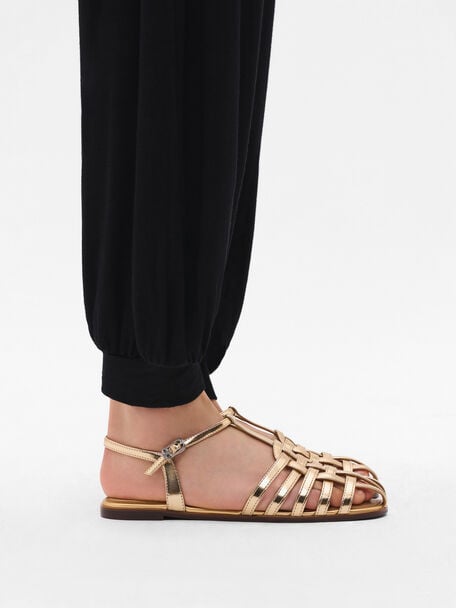 Talia Caged Sandals, , hi-res