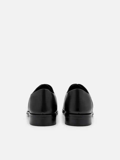 Burnished Leather Oxford Shoes, , hi-res