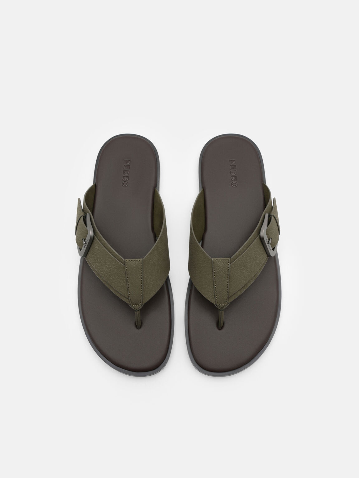 Buckle Thong Sandals, , hi-res