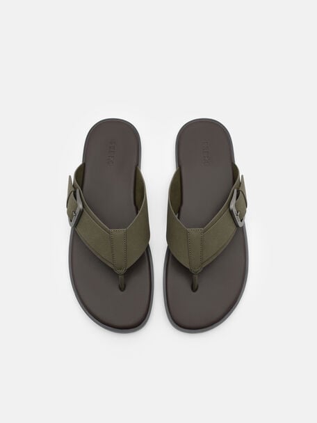 Sandal Jepit dengan Gesper, , hi-res