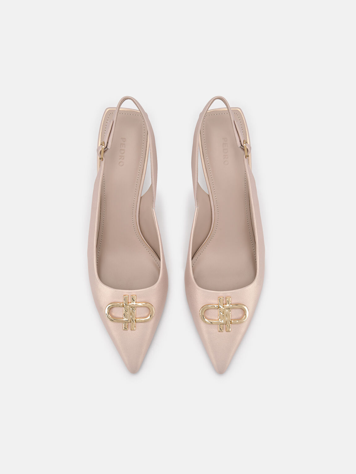 PEDRO Icon Leather Slingback Pumps, , hi-res