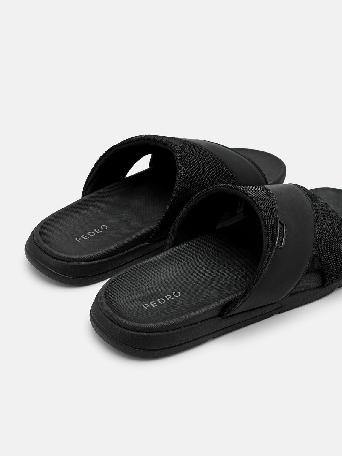 Mesh Slide Sandals, 