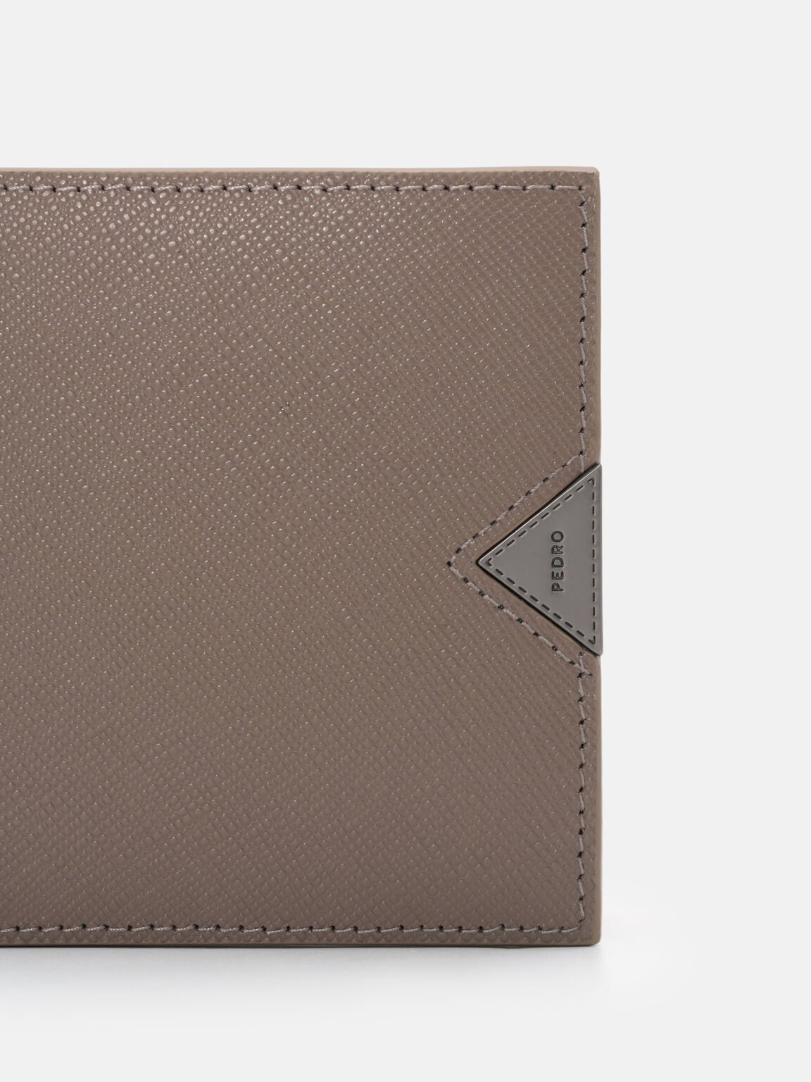 Saffiano Leather Bi-Fold Flip Wallet, , hi-res