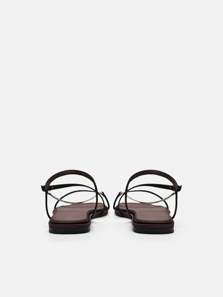Marland Leather Ankle Strap Sandals, , hi-res