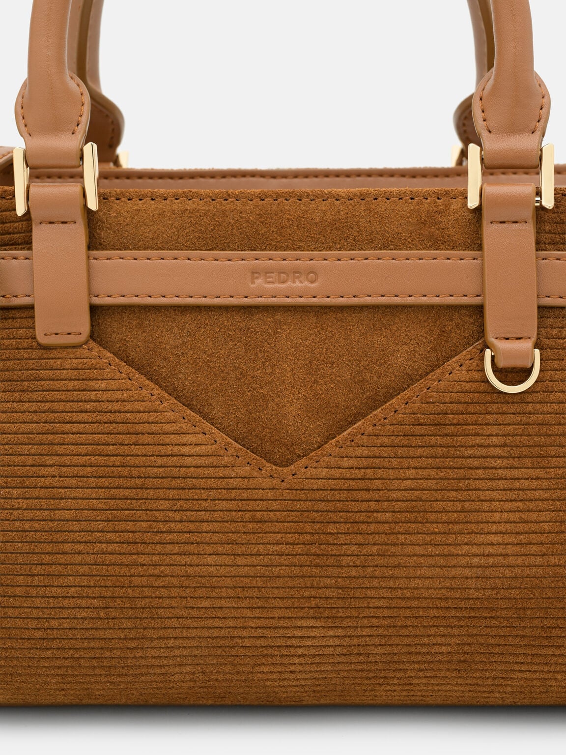 Tas Tangan Suede Vienna, , hi-res