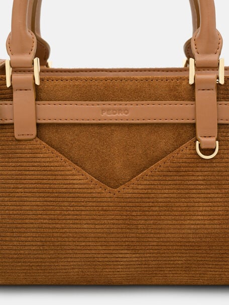 Tas Tangan Suede Vienna, , hi-res