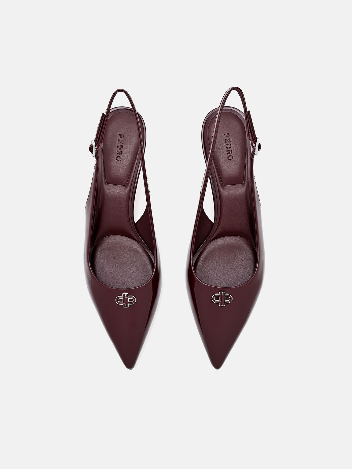 Sepatu Hak Slingback Kulit, , hi-res