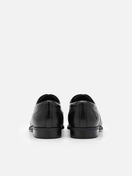 PEDRO Icon Leather Heel Sandals, Black