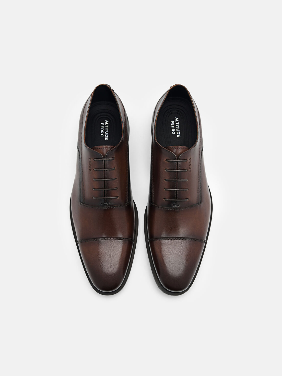 Altitude Lightweight Saffiano Leather Oxford Shoes, 