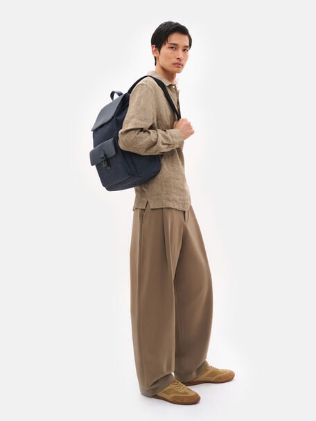 Tex Leather Backpack, , hi-res