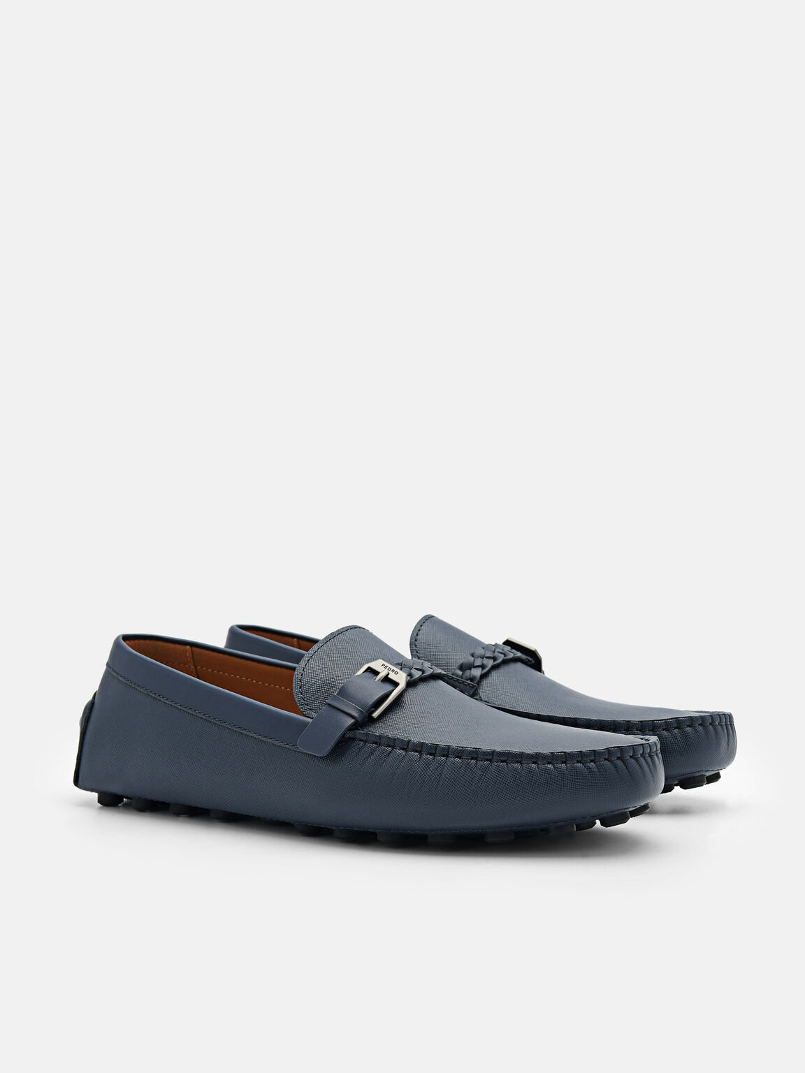 Sepatu Kulit Driving Saffiano, 