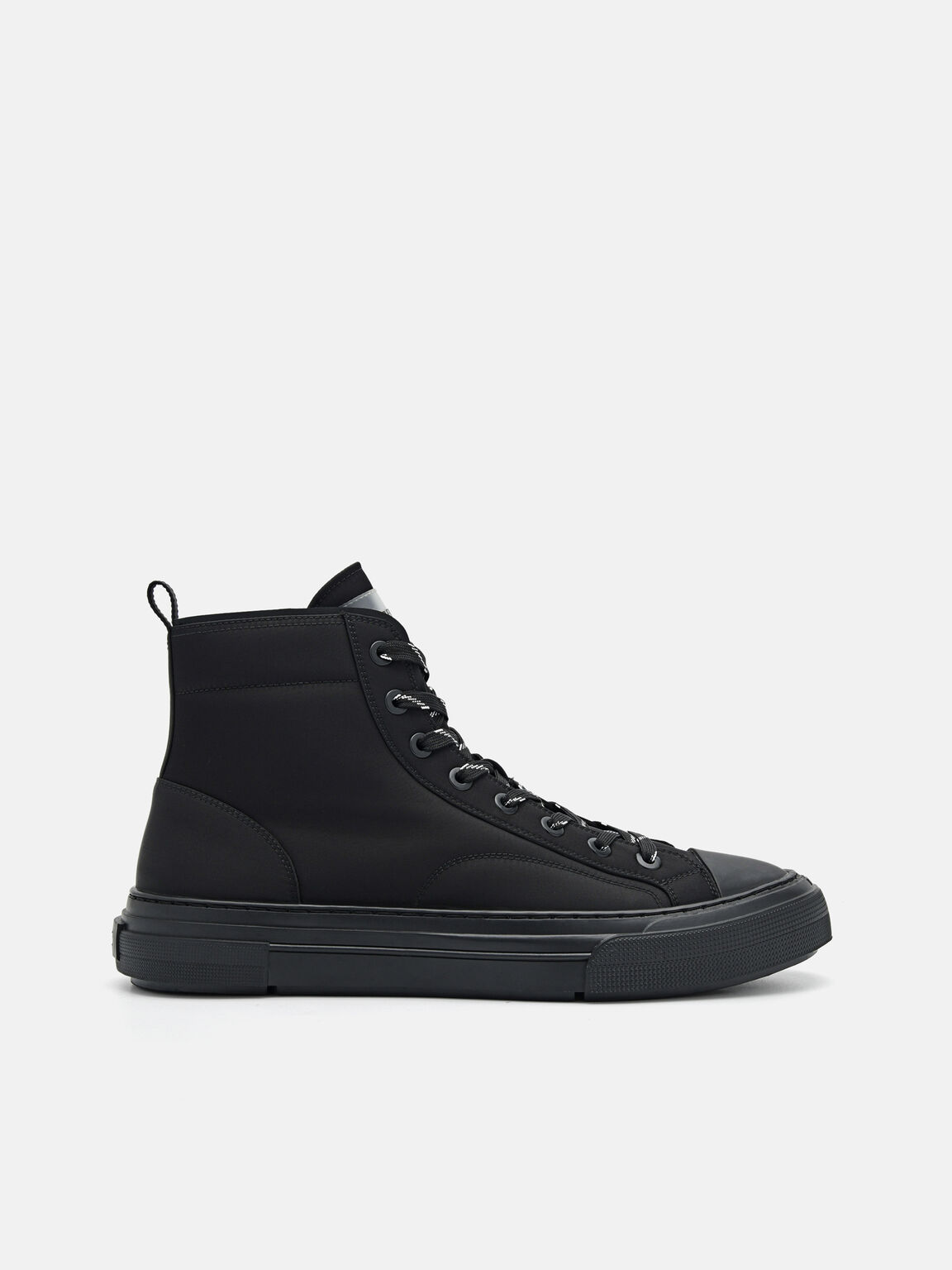 Strata High Top Sneakers, Black, hi-res
