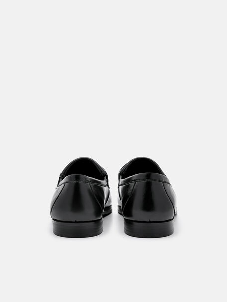 PEDRO Icon Leather Heel Sandals, Black