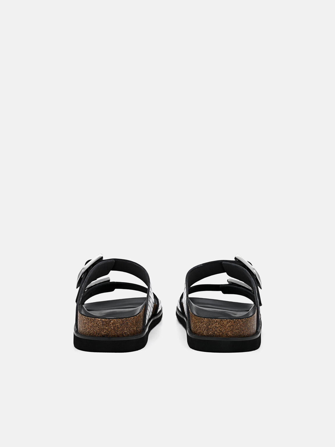 Helix Metallic Leather Sandals, , hi-res