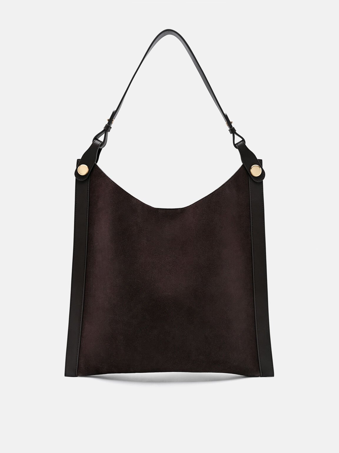 Oversized Suede Shoulder Bag, , hi-res