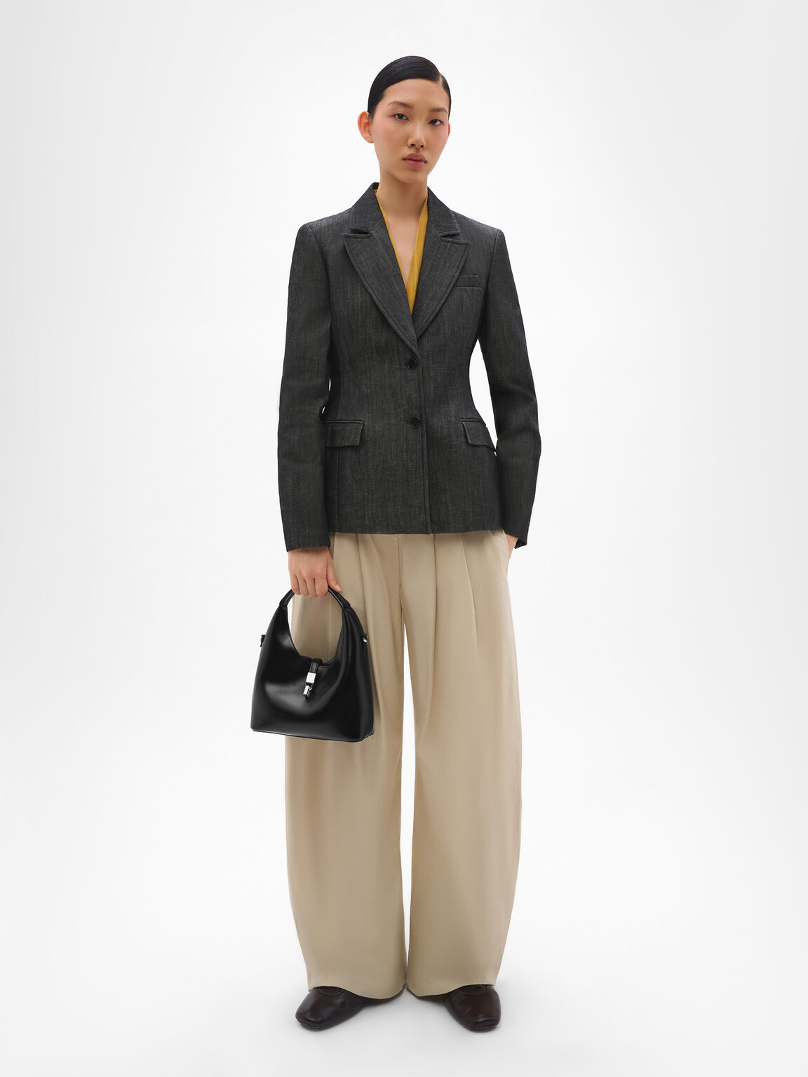 Hitch Leather Hobo Bag, 