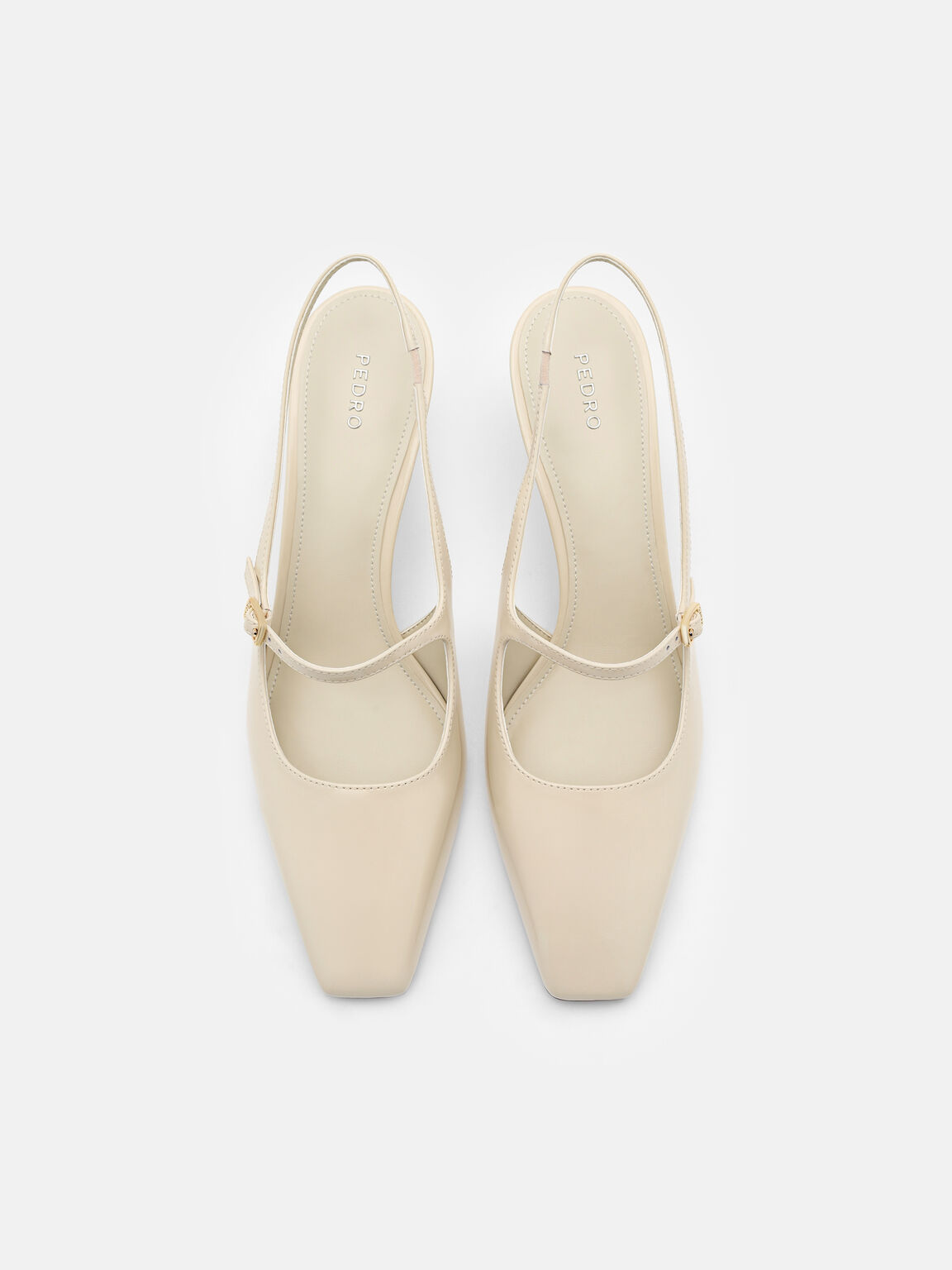 Sepatu Hak Slingback Kulit, , hi-res