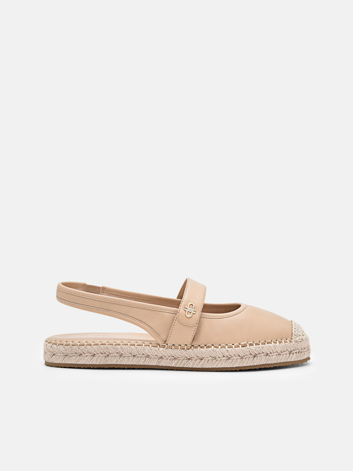 Leather Slingback Loafers, 