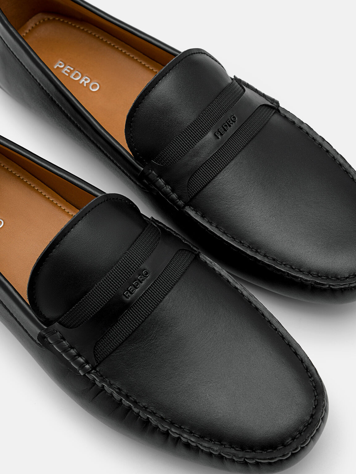 Leather Band Driving Shoes, 