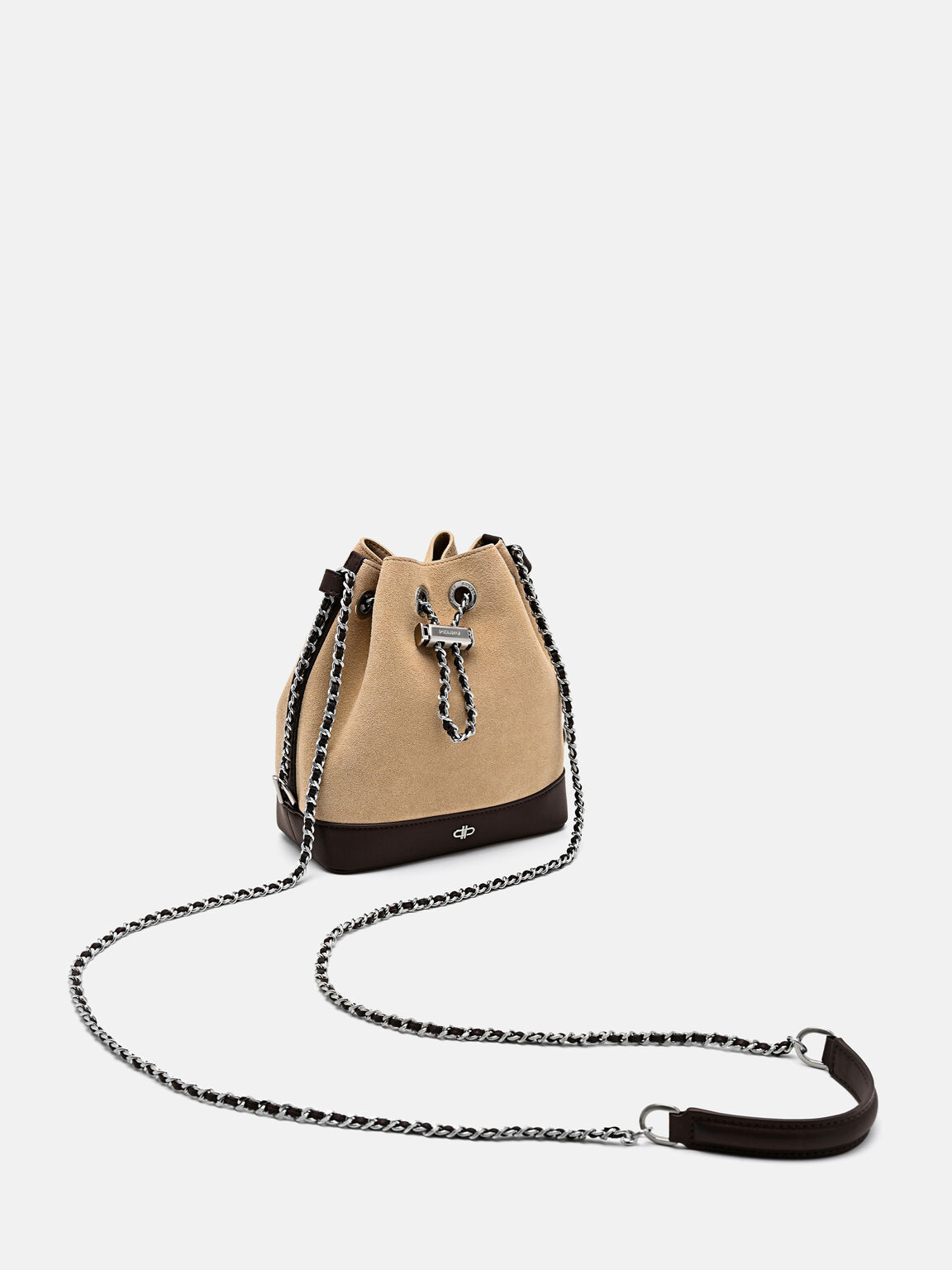 Suede Mini Bucket Bag, , hi-res