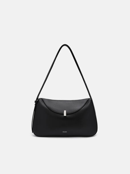 Leather Shoulder Bag, , hi-res