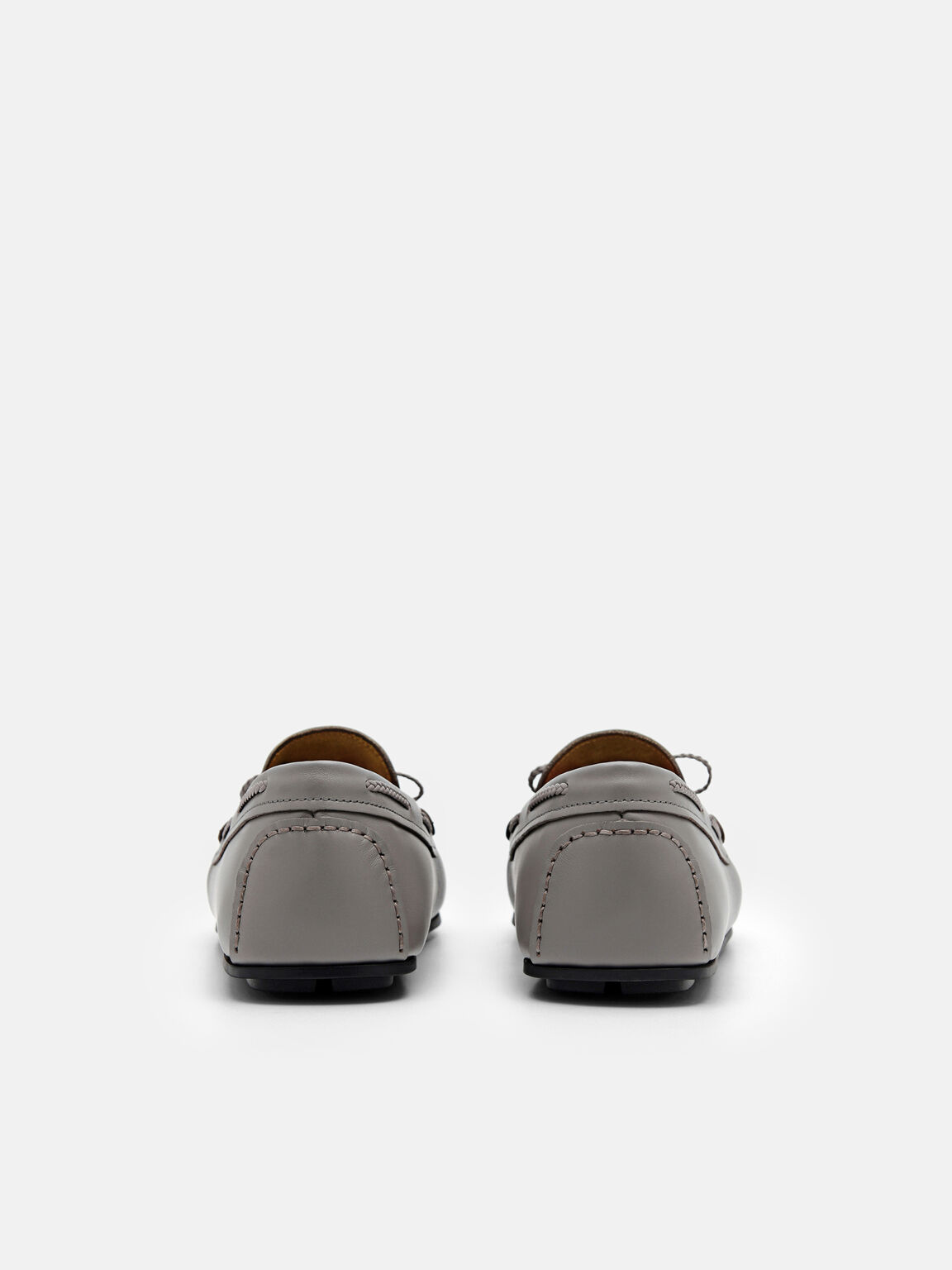 Leather Bow Driving Shoes, 