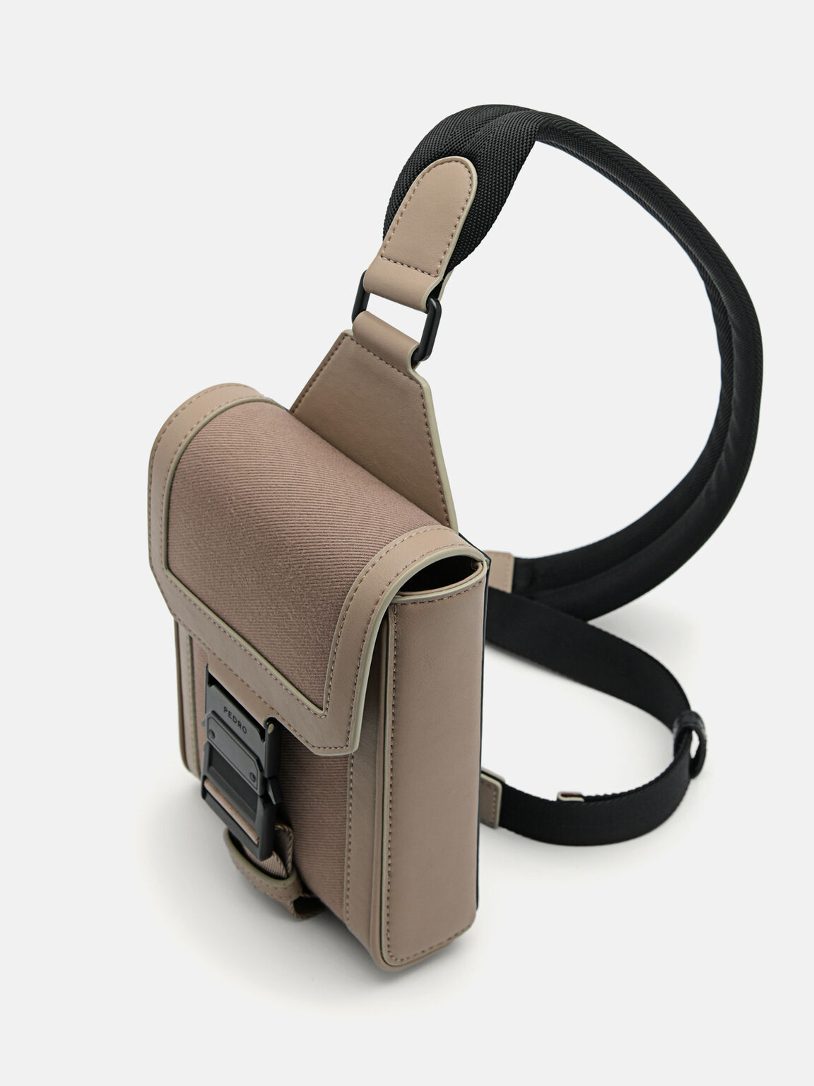 Track Sling Bag, Taupe