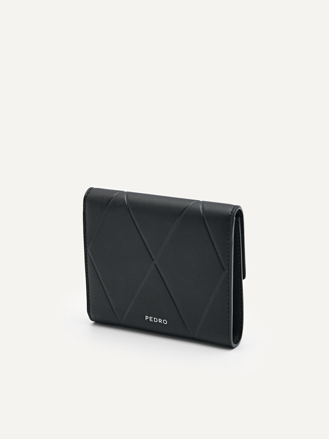 Dompet Tri-Lipat Kulit dalam Pixel, , hi-res
