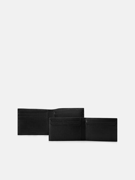 Leather Bi-Fold Wallet with Insert, , hi-res
