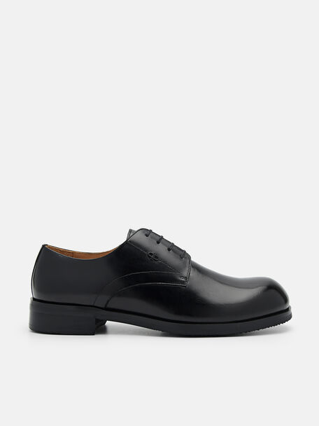 PEDRO Icon Leather Derby Shoes, Black, hi-res