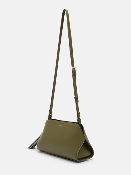 PEDRO Icon Leather Heel Sandals, Black