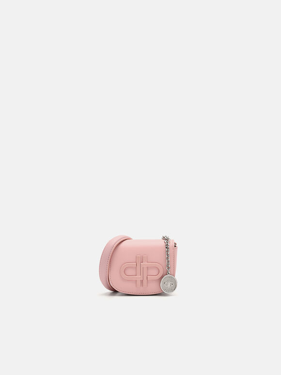 PEDRO Icon Leather Micro Sling Pouch, Pink, hi-res