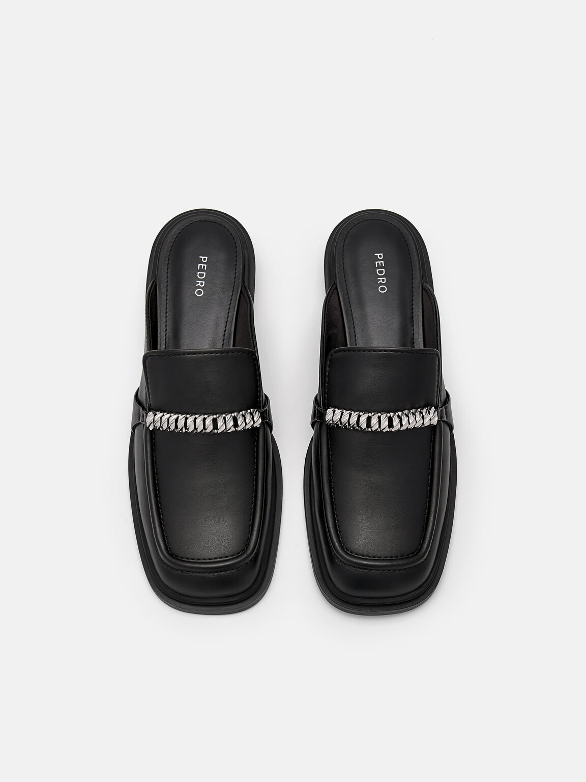 Mia Chain Mules, 