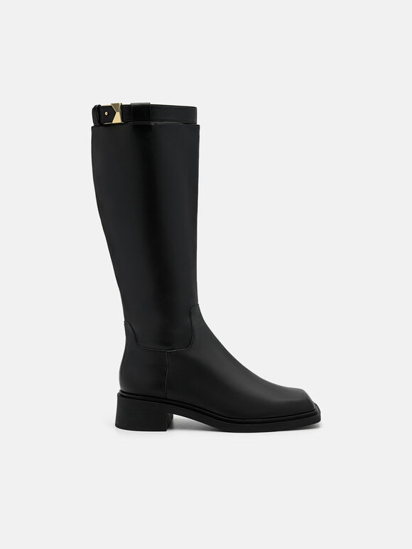 Marion Leather Knee Boots, 