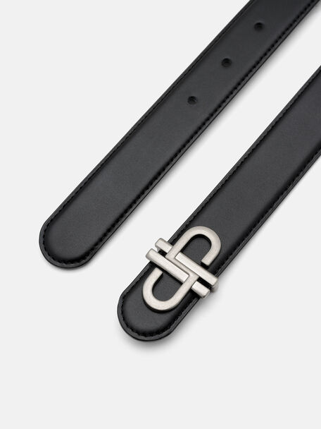 Leather Tang Belt, , hi-res
