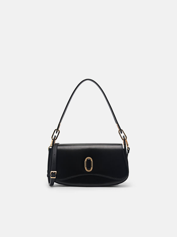 Tas Bahu Kulit Rift PEDRO Studio, Black