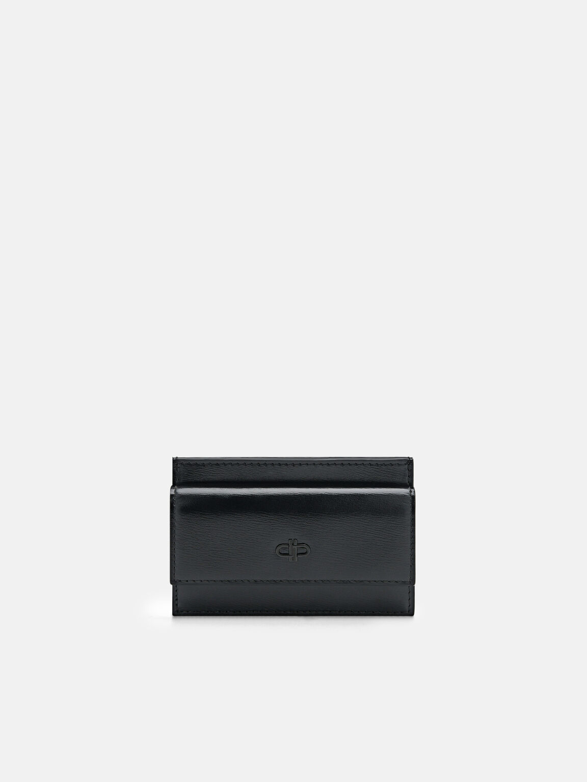 PEDRO Icon Leather Card Holder, Black, hi-res