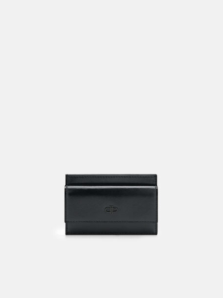 PEDRO Icon Leather Card Holder, Black, hi-res