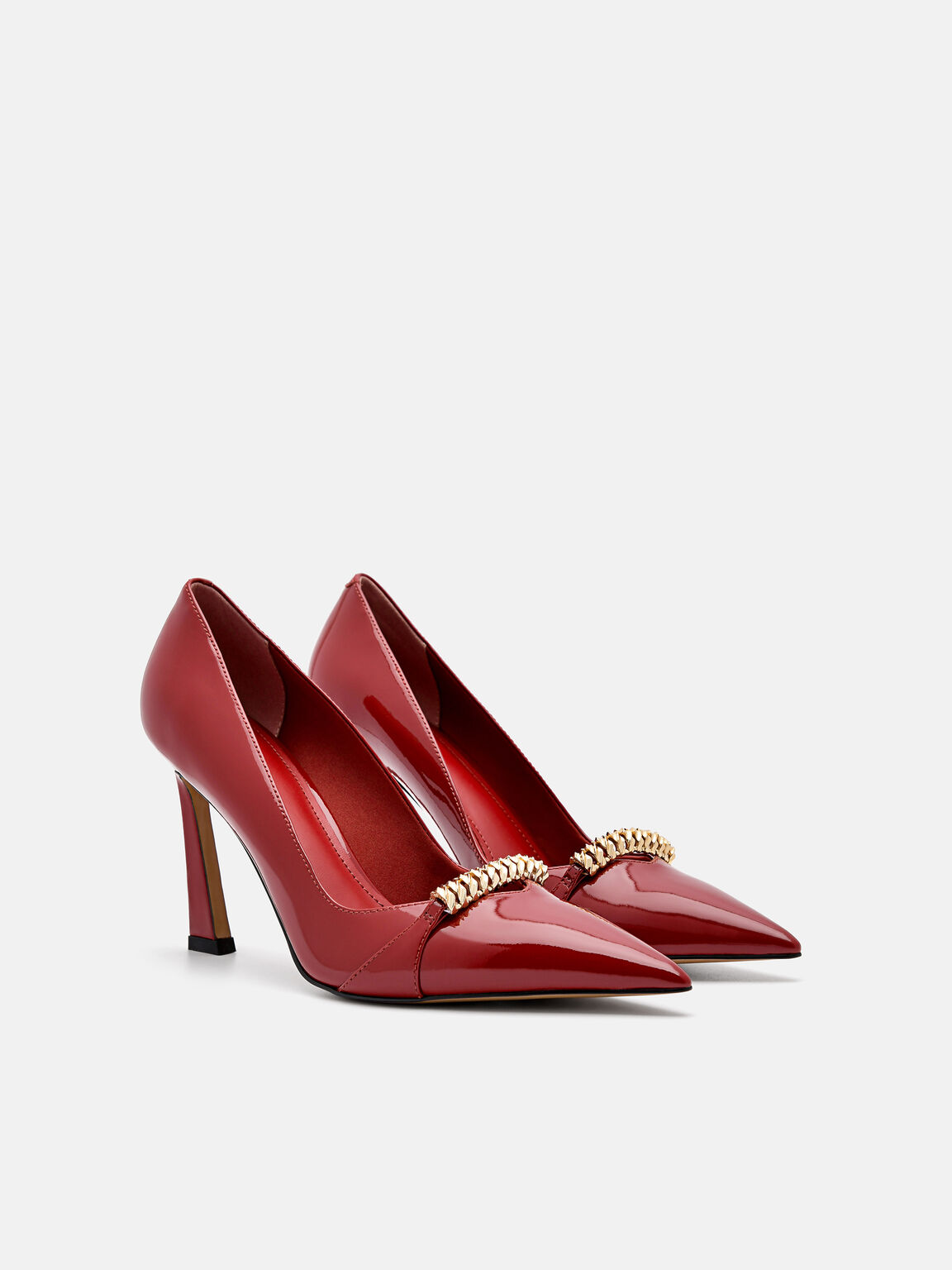 Mia Leather Heel Pumps, 